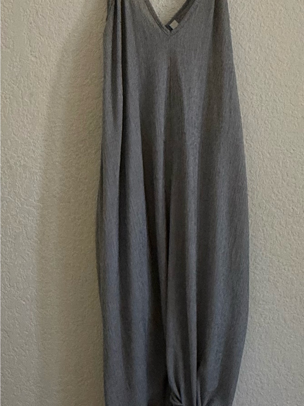 Elan 100% Rayon Gray Strappy Swing Midi Dress Women’s XS - Picture 7 of 7